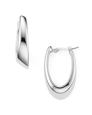 Nancy B Oval Hoop Earrings