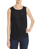 Nic+zoe Faux Suede Front Tank
