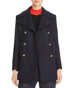 Tory Burch Double-breasted Wool-blend Peacoat