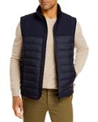 Z Zegna Quilted Full Zip Puffer Vest