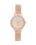 Olivia Burton 3-d Butterfly Mesh Bracelet Watch, 30mm