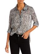 Milly Printed Button Up Shirt