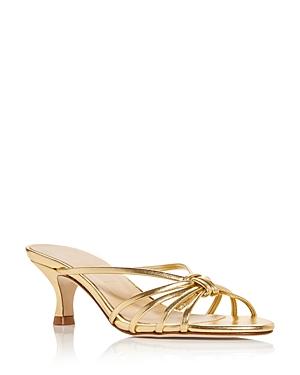 Aeyde Women's Olga Kitten Heel Slide Sandals