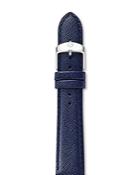 Michele Navy Saffiano Leather Watch Strap, 20mm