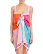Solid & Striped Colorblocked Pareo