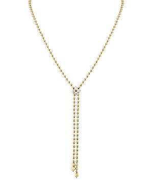 Roberto Coin 18k Yellow Gold Love In Verona Diamond Cluster Lariat Necklace, 23