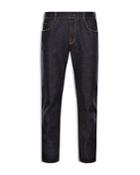Moncler Straight Fit Jeans In Navy