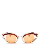 Kenzo Women's Mirrored Cat Eye Sunglasses, 62mm