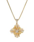 David Yurman 18k Yellow Gold Angelika Maltese Pendant In With Diamonds