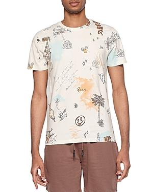 Eleven Paris Cotton Sketch Graphic Tee
