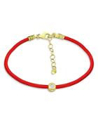 Bloomingdale's Marc & Marcella Diamond Red Cord Bracelet, 0.10 Ct. T.w. - 100% Exclusive