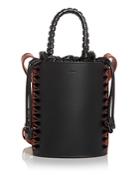 Chloe Louela Mini Color Block Leather Bucket Bag