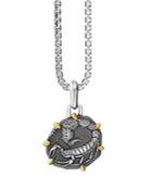 David Yurman Sterling Silver & 18k Yellow Gold Zodiac Scorpio Amulet Enhancer