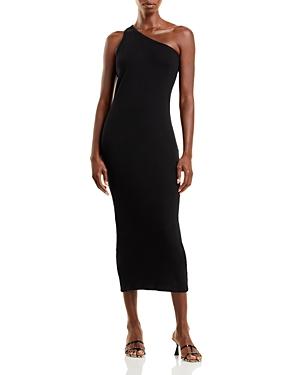 Enza Costa One Shoulder Midi Dress
