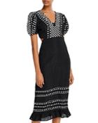 Rahi Riley Embroidered Open-back Maxi Dress