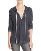 Project Social T Bali Lace-up Sweatshirt - 100% Bloomingdale's Exclusive
