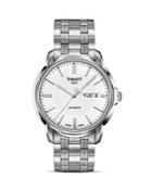 Tissot Men's Automatic Iii Classic White Automatic Watch, 39mm
