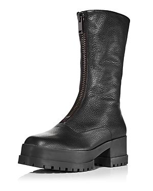 Clergerie Women's Wallace Zip Up Platform Booties