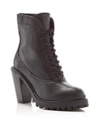 Kelsi Dagger Brooklyn Berlin Lace Up High Heel Booties - Compare At $198