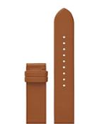 Tory Burch The Gigi Brown Leather Smartwatch Strap, 20mm