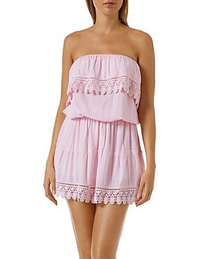 Melissa Odabash Joy Strapless Mini Cover Up Dress