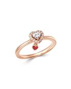 Bloomingdale's Diamond Heart Ring In 14k Rose Gold, 0.25 Ct. T.w. - 100% Exclusive
