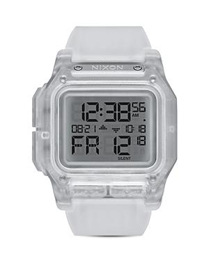 Nixon Regulus Crystal-clear Strap Watch, 44mm X 46mm