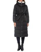 Kate Spade New York Hooded Belted Puffer Coat