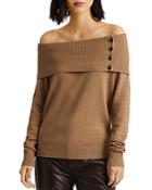 Lauren Ralph Lauren Off-the-shoulder Sweater