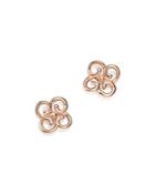 14k Rose Gold Twist Clover Earrings - 100% Exclusive