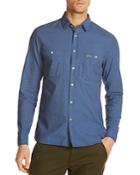 Lacoste Textured Slim Fit Button Down Shirt