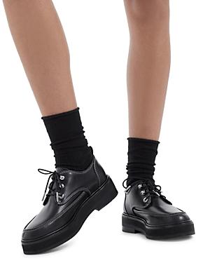 The Kooples Women's Leather Lace Up Derby Shoes