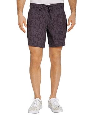 Robert Graham Beach To Bar Bounty Jacobean Paisley Print Swim Trunks