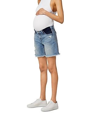 Joe's Jeans The 7 Lara Maternity Bermuda Shorts In Indiana