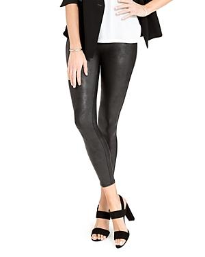 Spanx Cropped Faux Leather Leggings