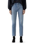 Agolde Remy High-rise Straight Organic-cotton Stretch Jeans In Collision