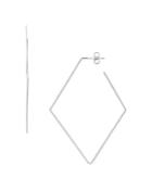 Bloomingdale's Flat Geometric Hoop Earrings In Sterling Silver - 100% Exclusive
