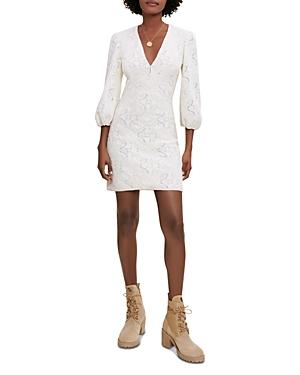 Maje Richet Embroidered Dress