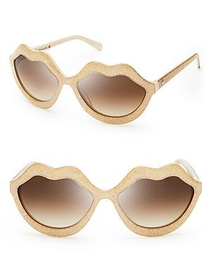 Kate Spade New York Seanna Oversized Lips Sunglasses