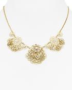 Kate Spade New York Floral Collar Necklace, 15