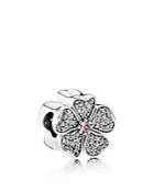 Pandora Charm - Sterling Silver & Cubic Zirconia Petals, Moments Collection