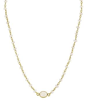 Ela Rae Libi Oval Pendant Chain Necklace, 14