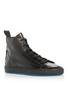 Uri Minkoff Men's Elijah Leather High-top Sneakers
