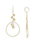 Nadri Sirena Cluster & Hoop Drop Earrings In 18k Gold-plated Sterling Silver