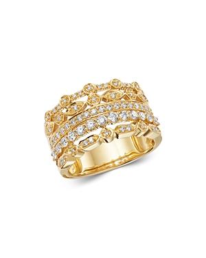 Bloomingdale's Diamond Multi-row Band In 14k Yellow Gold, 0.75 Ct. T.w. - 100% Exclusive