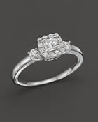 Princess-cut Diamond Engagement Ring In 14k White Gold, .35 Ct. T.w.