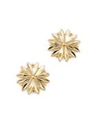 Bloomingdale's Diamond-cut Flower Stud Earrings In 14k Yellow Gold - 100% Exclusive