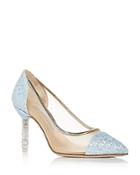 Sophia Webster Women's Jasmine Glitter Pointed Toe Pumps