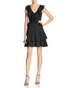 Lucy Paris Sasha Ruffled Fit-and-flare Dress - 100% Exclusive