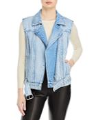 Blanknyc Denim Moto Vest